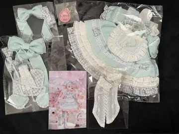 MDD 인형 목차동물원제 에이프런 드레스 민트 그린