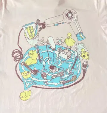 CREEP HYP 크리프하이프 세면대T셔츠 프로스트 핑크 L