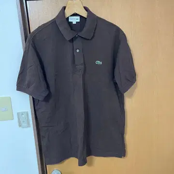 LACOSTE 브라운 피케 셔츠 라코스테 L1212A