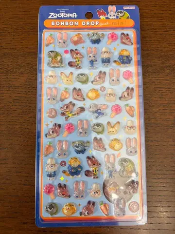 주토피아 봉봉드롭 씰 디즈니