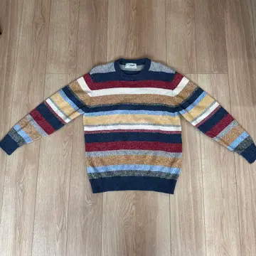 Crocodile 멀티 컬러 보더 니트 M