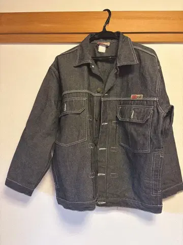 다크 데님 자켓 4 포켓