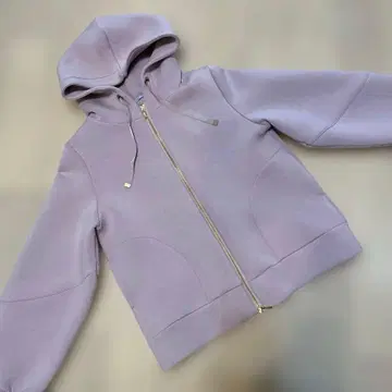 엠마 테일러 종이상자 집업 후드티 더스티 핑크