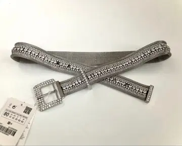 스톤 장식 키라키라 벨트 80cm