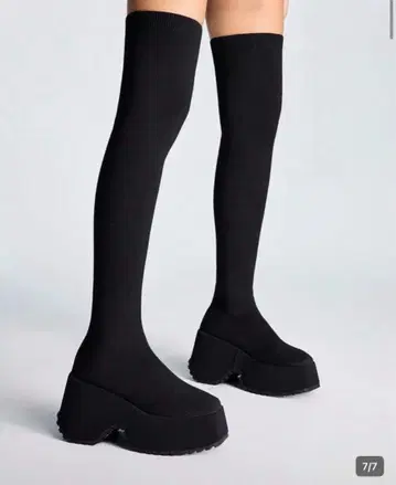 shein 통굽 니하이 부츠 24.5cm