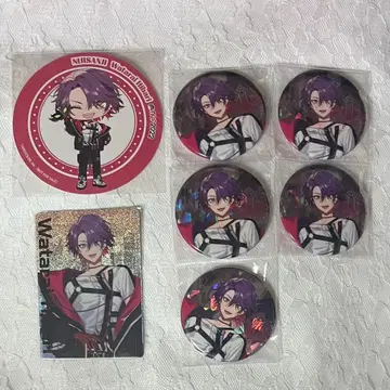 와타라이 히바리 AGF 캔뱃지 카드 코스터 특전