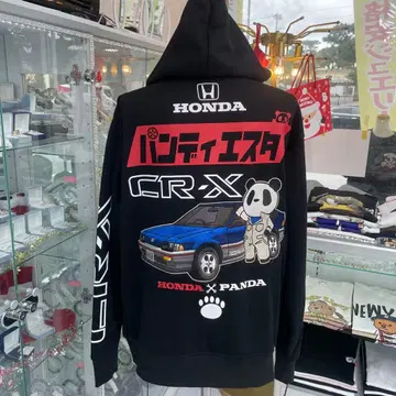 (95) HONDA CR-X 팬더 캐릭터 후드티