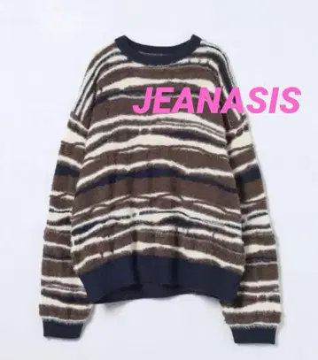 이번 시즌 인기 상품 JEANASIS 7G 랜덤 보더 풀오버