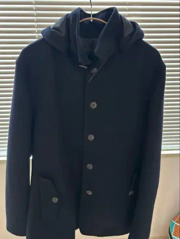 JOURNAL STANDARD 후드 부착 네이비 코트