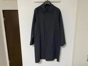 애로우즈 B&Y 숏 비버 피니쉬 리버 멜톤 발라 칼라 코트 S 그레이