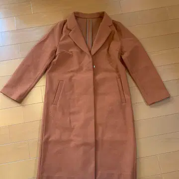 A day in the life 빨간 벽돌색 롱 코트