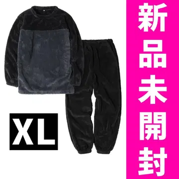 파자마 남성용 겨울 복슬복슬 룸웨어 입는 담요 셋업 긴팔 XL