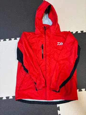 다이와 레인 자켓 상하의 XL 레드