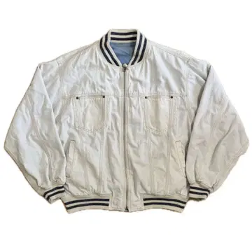 90s GAP 데님 블루종 리버서블 ma-1 vintage