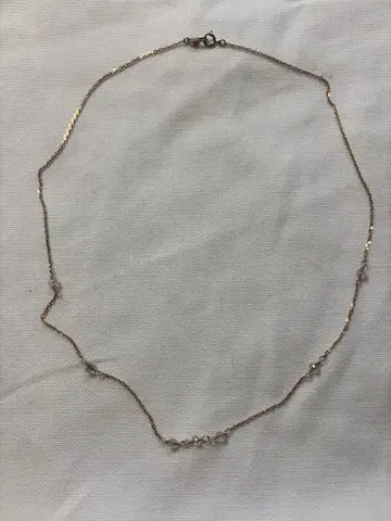 ete 골드 체인 목걸이 작은 비즈 포함