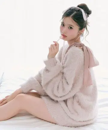 OLIVEdesOLIVE melty ribbon knit 원피스