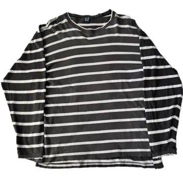 90s GAP 롱 티셔츠 보더 페이드 보로