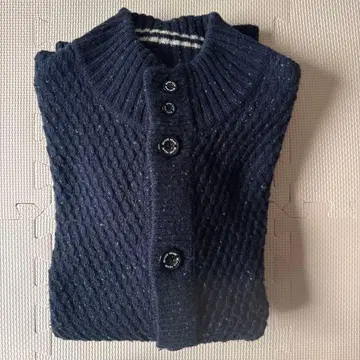 BEAMS HEART 네이비 니트 가디건 XL