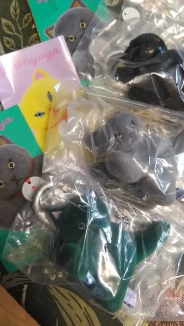 gyunyuya Cat 피규어 마스코트 켄 엘리펀트 3종 세트