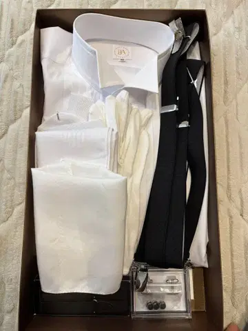 포멀 셔츠 세트 턱시도 스타일 브라이덜 BA