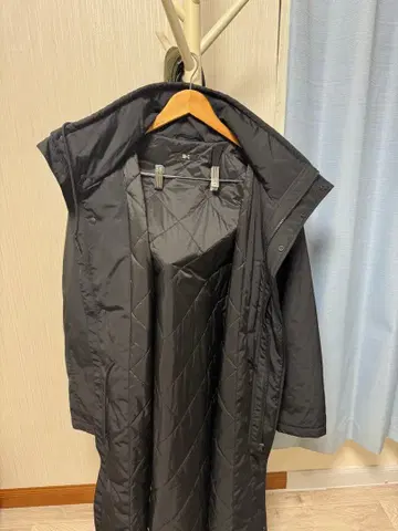 UNIQLO C 후디드 코트 (블랙/L)