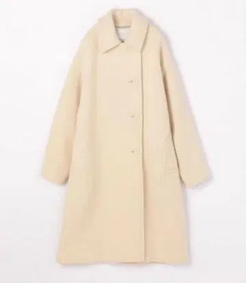 투모로우랜드 울 스트레치 스텐 칼라 롱 코트 2way