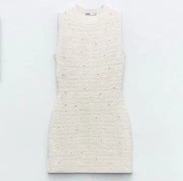 [ 인기 ] zara 슬리브리스 미니 원피스 니트