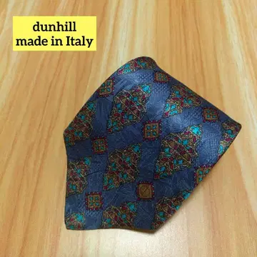 dunhill 기하학 패턴 넥타이 이탈리아제