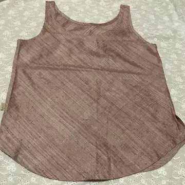 우사토 실크 핑크 탱크탑 미사용 새상품