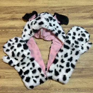 101마리 강아지 머플러 캡