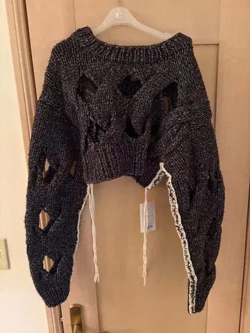 미사용 택 포함 MASION SPEACIAL 로우게이지 니트