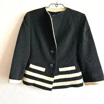 DKNY 도트 무늬 캐주얼 자켓 사이즈 4