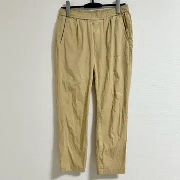 [ 유니버설 오버롤 ] 베이지 캐주얼 팬츠 S
