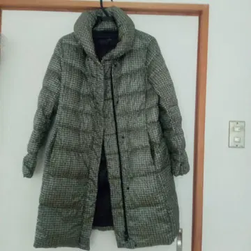 UNIQLO 체크 무늬 다운 코트 size XL
