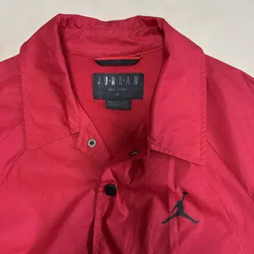 Jordan 레드 나일론 자켓 M