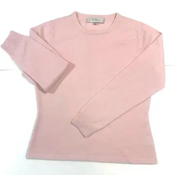 캐시미어 100% 니트 스웨터 핑크