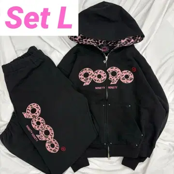 9090 OG 로고 셋업 블랙 size L