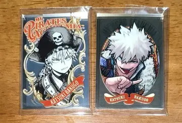 히로아카 파브 거울풍 아크릴 스티커 바쿠고 카츠키 2개