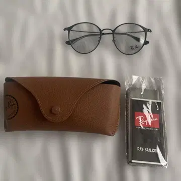 레이밴(Ray-Ban) 라운드 메탈 프레임 안경 RB6378F