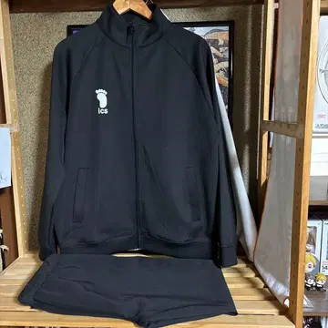 하이큐 10주년 카라스노 고교 저지 상하의 세트 L 사이즈