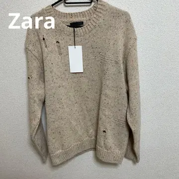 택 포함 새상품 Zara 니트 데미지 가공