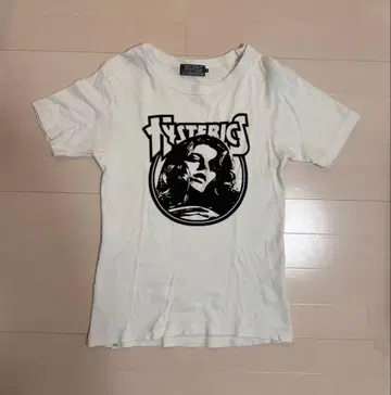 HYSTERIC 그래픽T셔츠 S 화이트