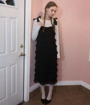 프릴 디자인 원피스