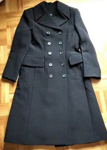 MAGIA 이탈리아제 롱 코트 블랙