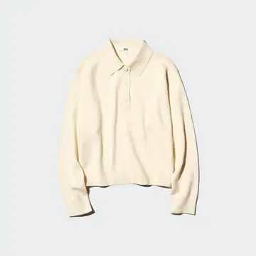 스무스 코튼 폴로 스웨터