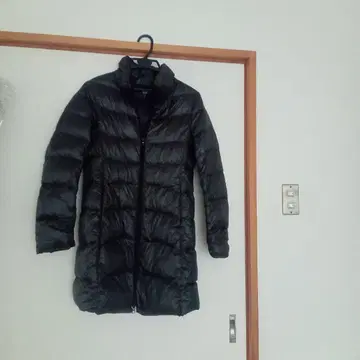 유니클로 튜닉 기장 다운 코트 sizeM