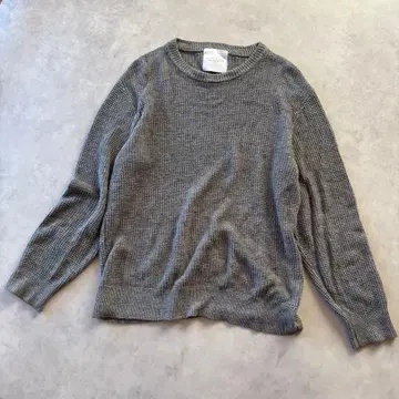 매킨토시 철학 마 혼방 니트 스웨터 그레이 40