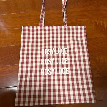 ROSY LUCE 체크 무늬 토트백