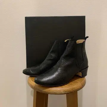 레페토 숏부츠 사이드 고어 부츠 소가죽 부츠 천연 가죽 부츠 블랙