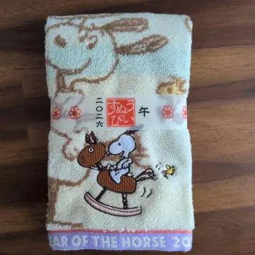 스누피 십이지신 워시 타월 페이스 타월 새상품